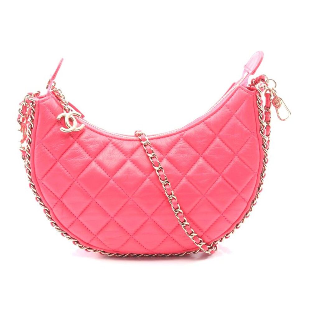 Chanel Lambskin Matelasse Small Hobo Bag